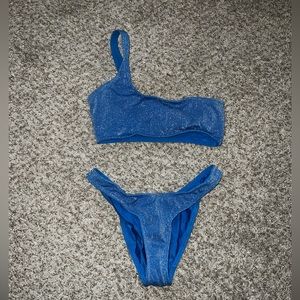 Triangl Marina Sparkle Blue Bikini set